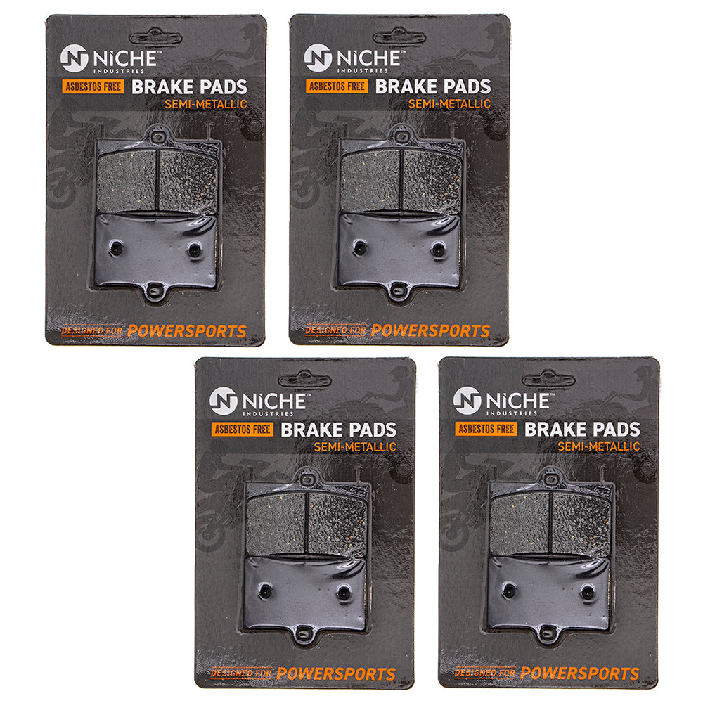Front Semi-Metallic Brake Pad Set 4-Pack for zOTHER KTM 640 620 400 125 58313209000 NICHE 519-KPA2471D