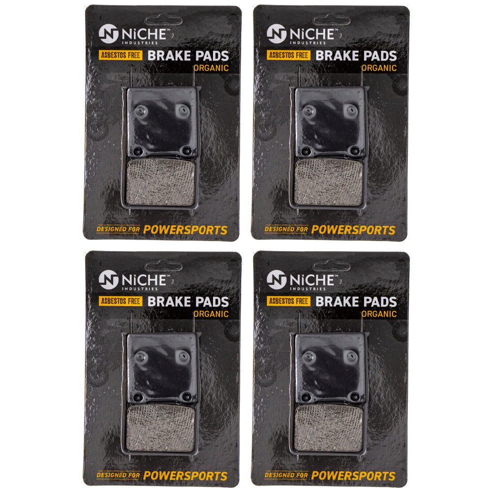 Rear Brake Pads Set 4-Pack for zOTHER Suzuki TL1000S TL1000R SV650S SV650 69100-21820 NICHE 519-KPA2483D