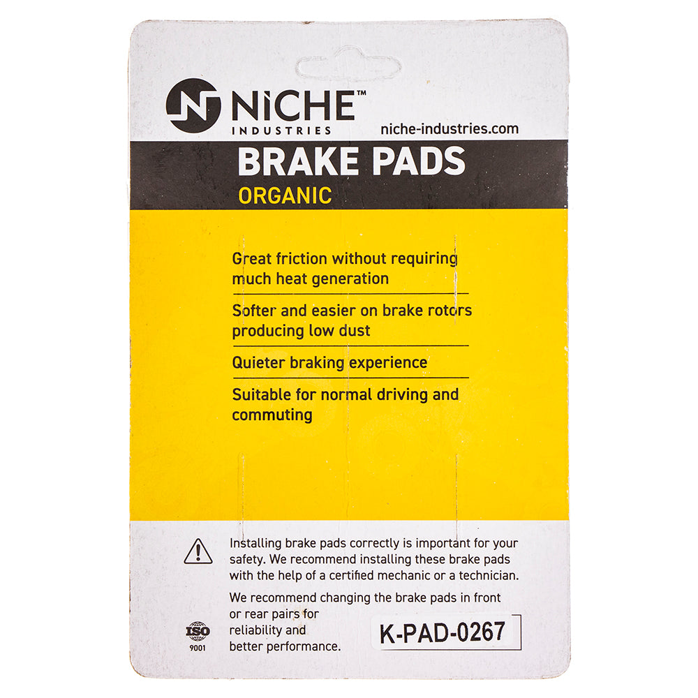 NICHE 519-KPA2489D Brake Pad for zOTHER Victory Polaris Honda