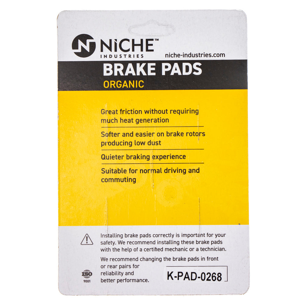 NICHE MK1002628 Brake Pad Set