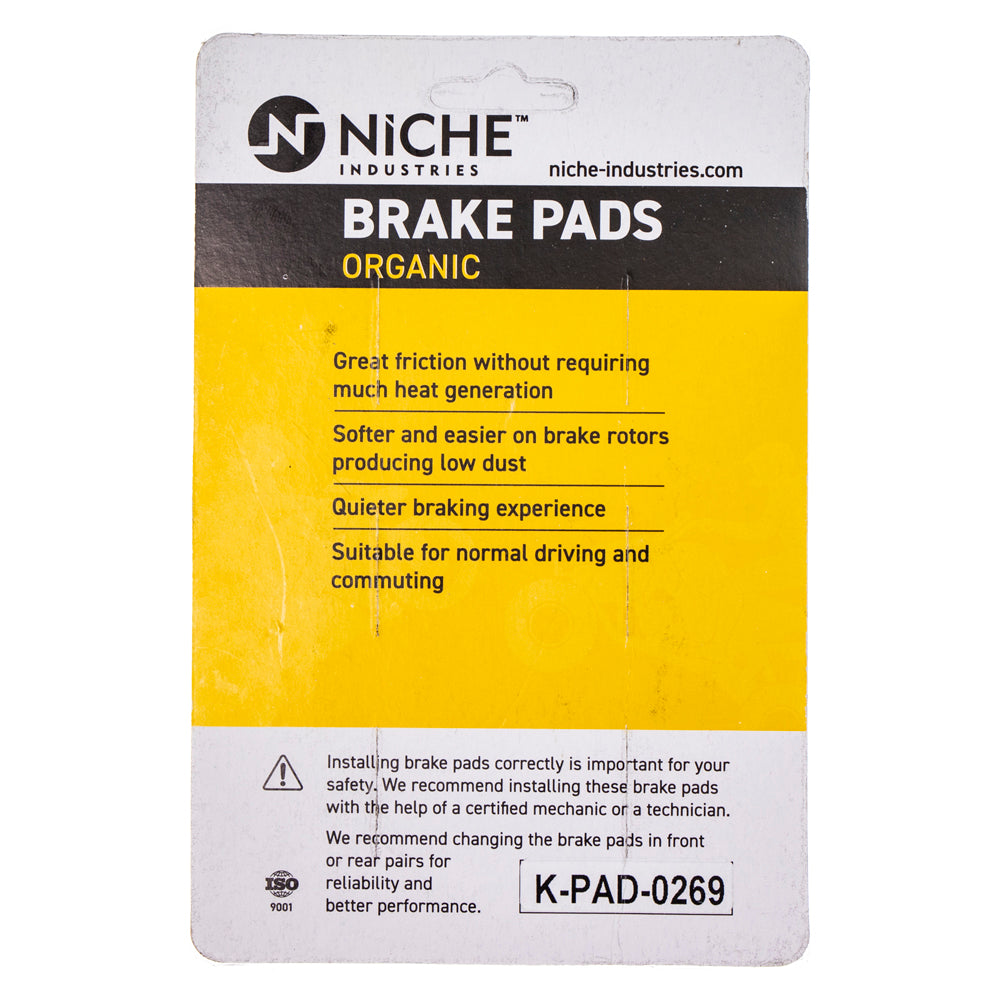 NICHE 519-KPA2481D Front Brake Pads Set 4-Pack for zOTHER Yamaha YZF