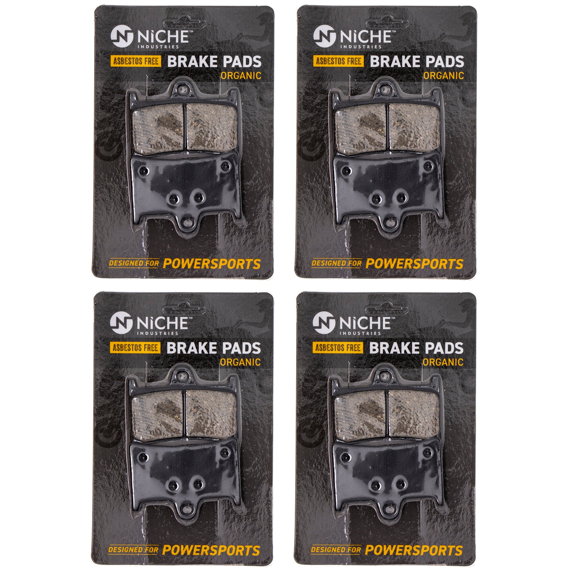 Front Brake Pads Set 4-Pack for zOTHER Yamaha YZF XSR900 XSR700 Vmax 2C0-25805-00-00 NICHE 519-KPA2481D