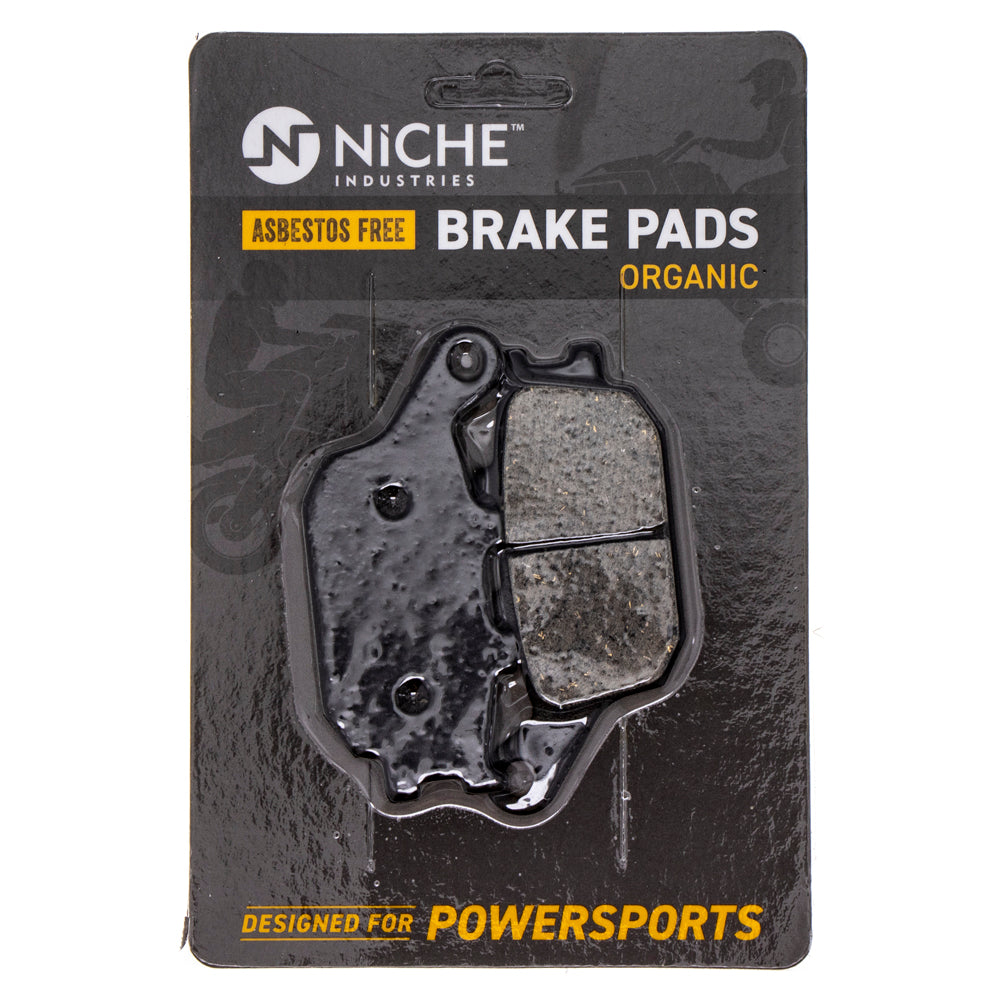 Rear Organic Brake Pad Set for zOTHER Yamaha Suzuki Kawasaki Honda Z1000 Vulcan VTX1300T NICHE 519-KPA2495D