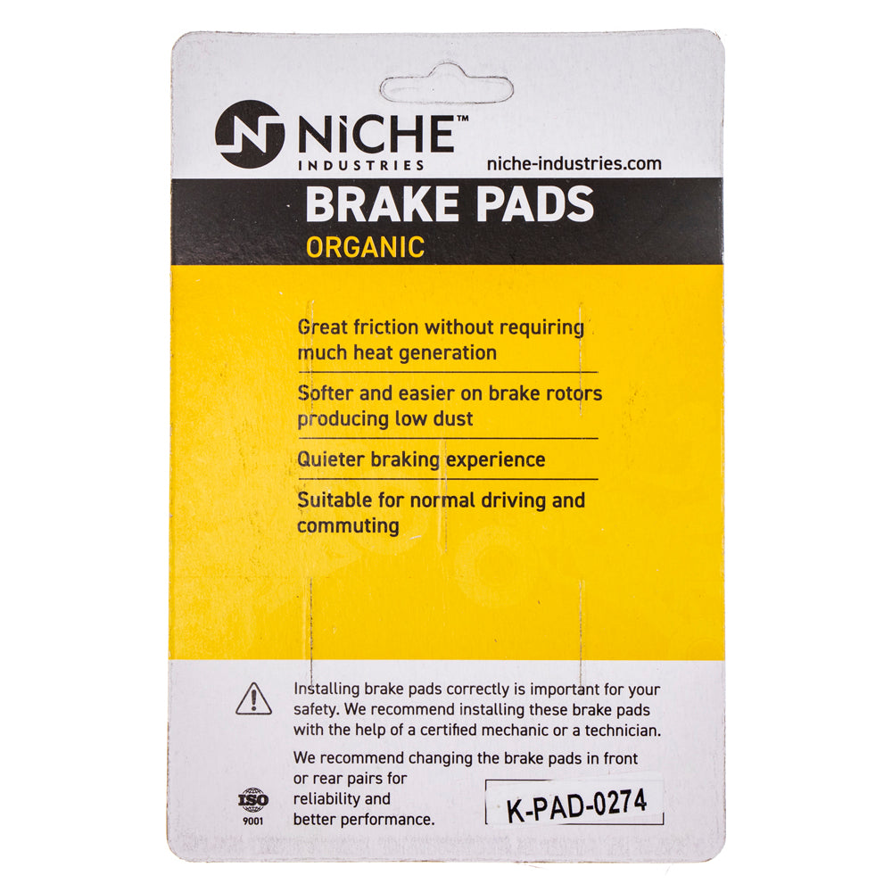 NICHE 519-KPA2496D Brake Pad for zOTHER Yamaha YZF750R YZF600R