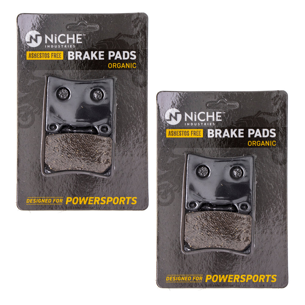 Brake Pad Set (Front & Rear) 2-Pack for zOTHER Yamaha YZF750R YZF600R YZF1000R Vmax NICHE 519-KPA2496D