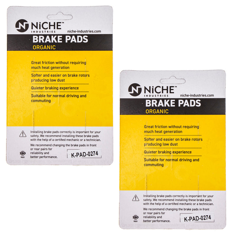NICHE MK1002662 Brake Pad Set