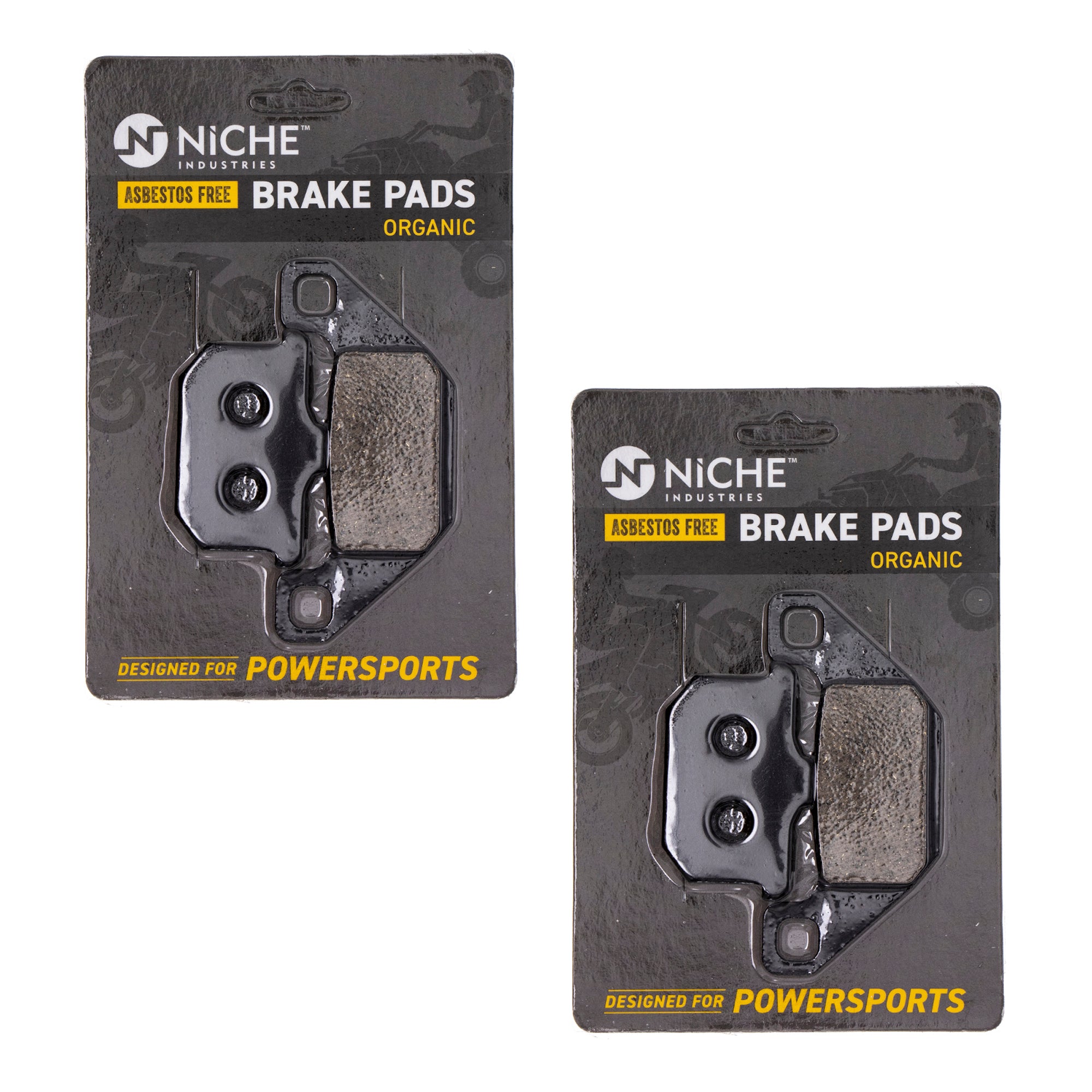 Brake Pad Set (Front & Rear) 2-Pack for zOTHER Kawasaki Vulcan Voyager Concours 454 NICHE 519-KPA2497D