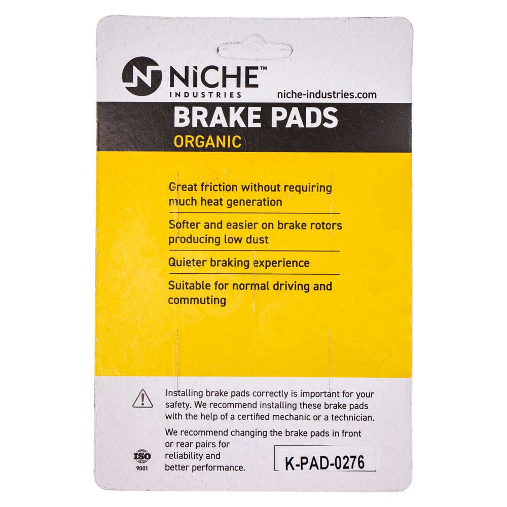 NICHE 519-KPA2498D Front Brake Pads Set 4-Pack for zOTHER Honda