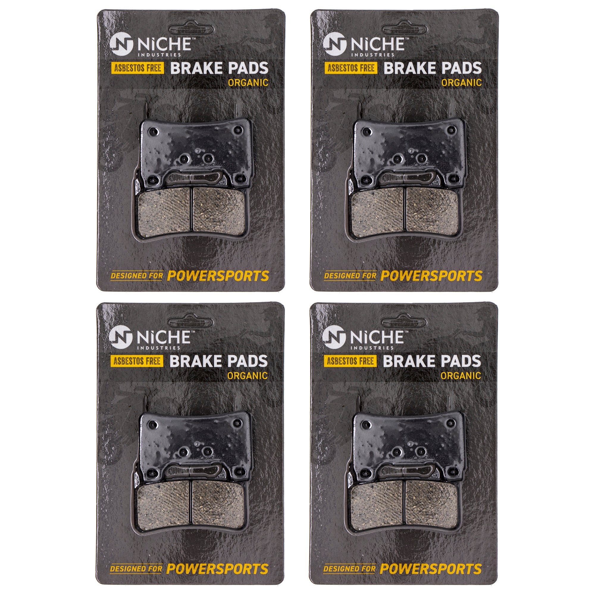 Front Brake Pads Set 4-Pack for zOTHER Honda Interceptor CBR600RR CBR1000RR CB1000R NICHE 519-KPA2498D