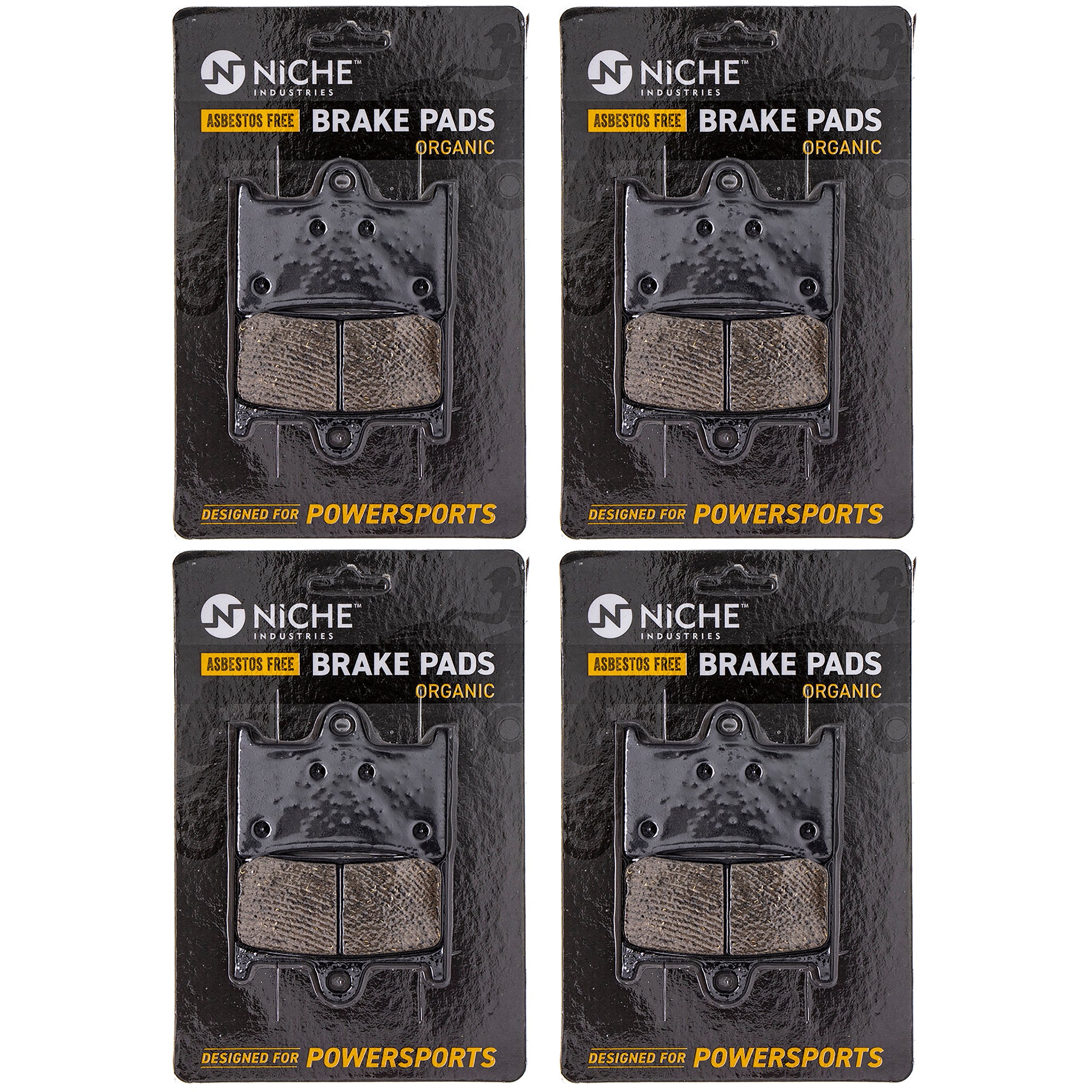 Front Brake Pads Set 4-Pack for zOTHER Yamaha YZF600R YZF1000R YZF Stratoliner NICHE 519-KPA2406D