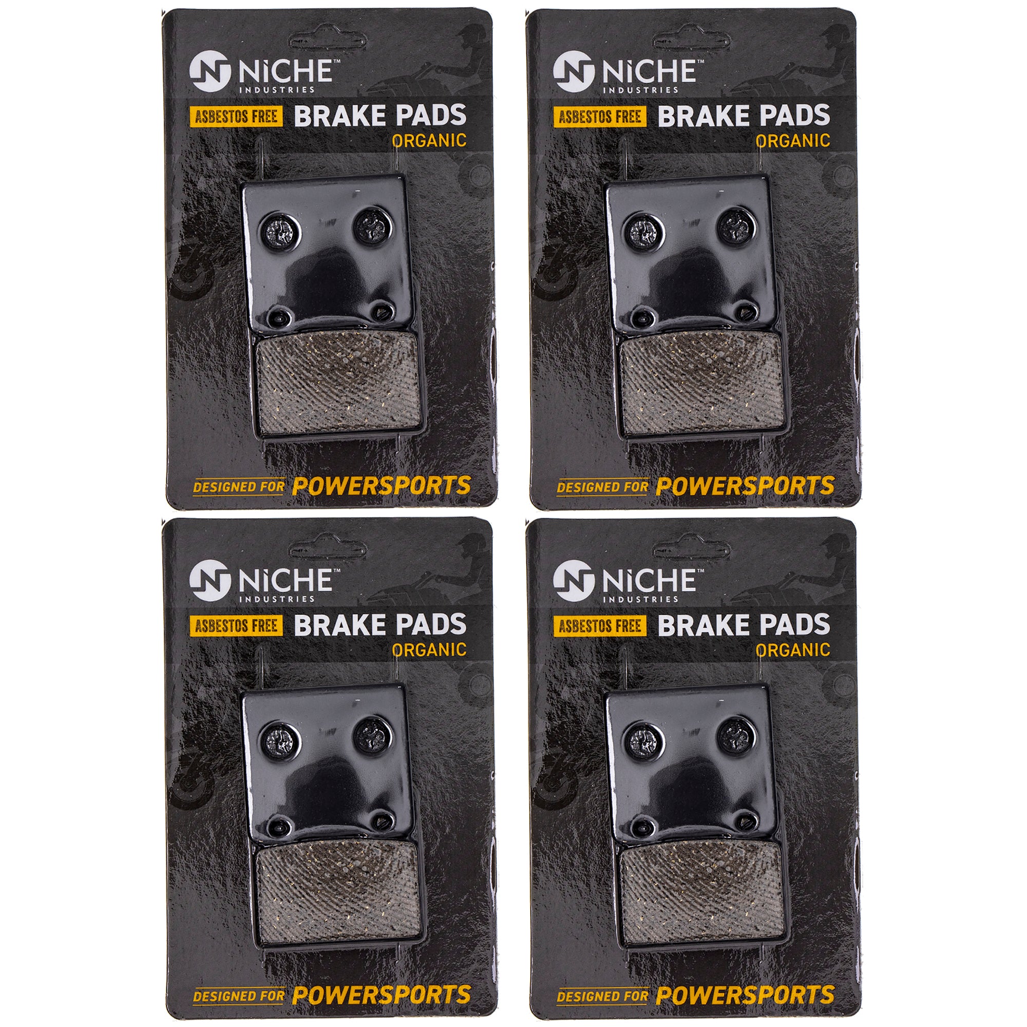 Brake Pad Set (Front & Rear) 4-Pack for zOTHER Suzuki Intruder Cavalcade 59100-38820 NICHE 519-KPA2407D