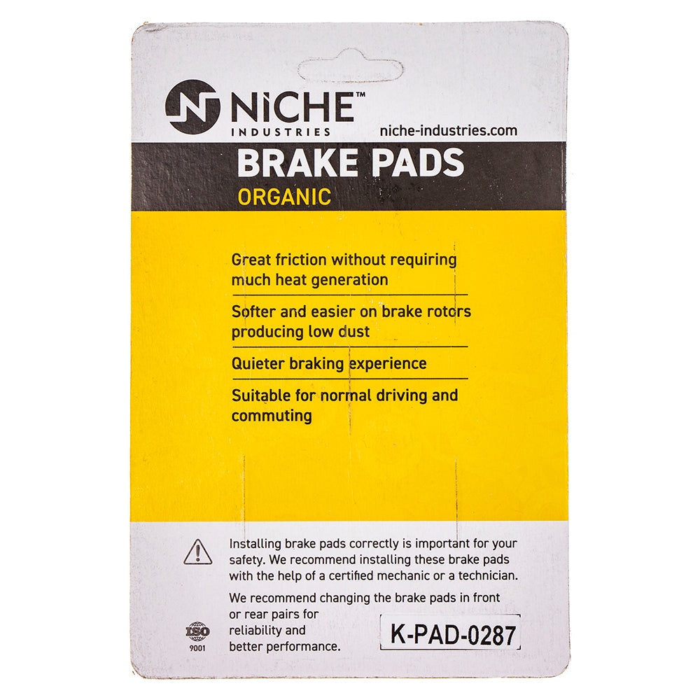 NICHE 519-KPA2409D Front Brake Pads Set 4-Pack for zOTHER Honda