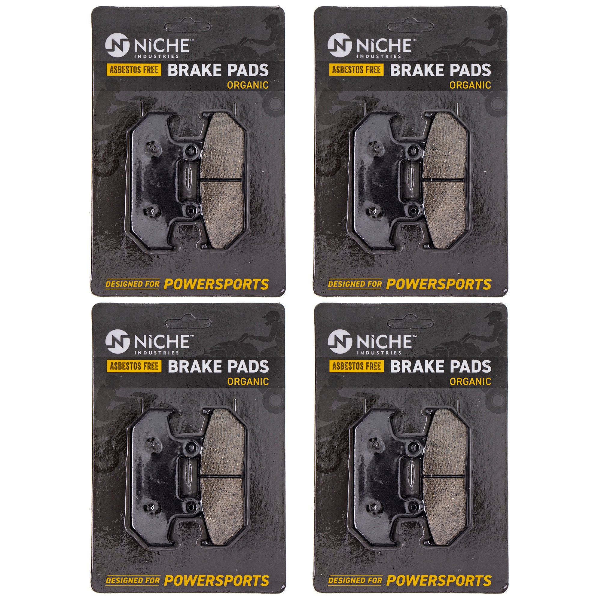 Front Brake Pads Set 4-Pack for zOTHER Honda Goldwing 45106-MT8-305 06455-MT8-405 NICHE 519-KPA2409D