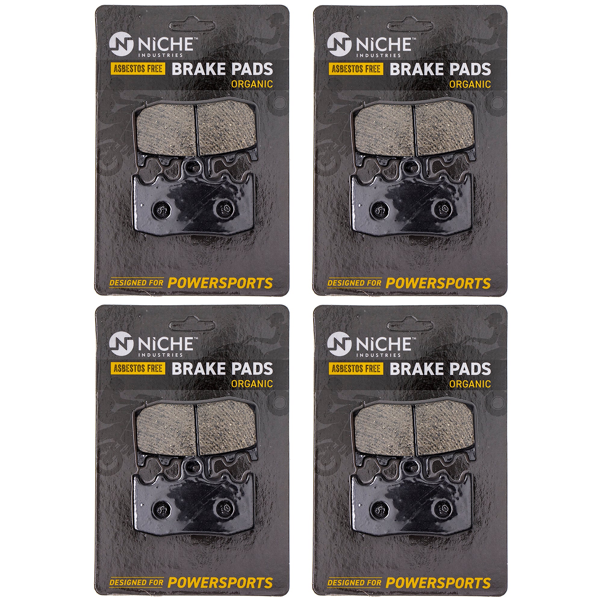 Front Brake Pads Set 4-Pack for zOTHER BMW R1200ST R1200S R1200RT R1200R 34117671780 NICHE 519-KPA2401D