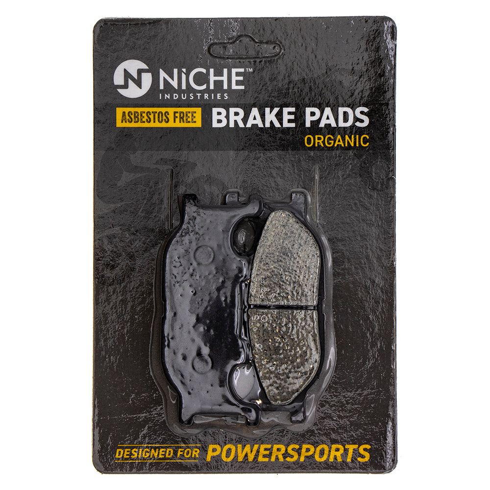 NICHE MK1002725 Brake Pad Kit Front/Rear for zOTHER Yamaha V