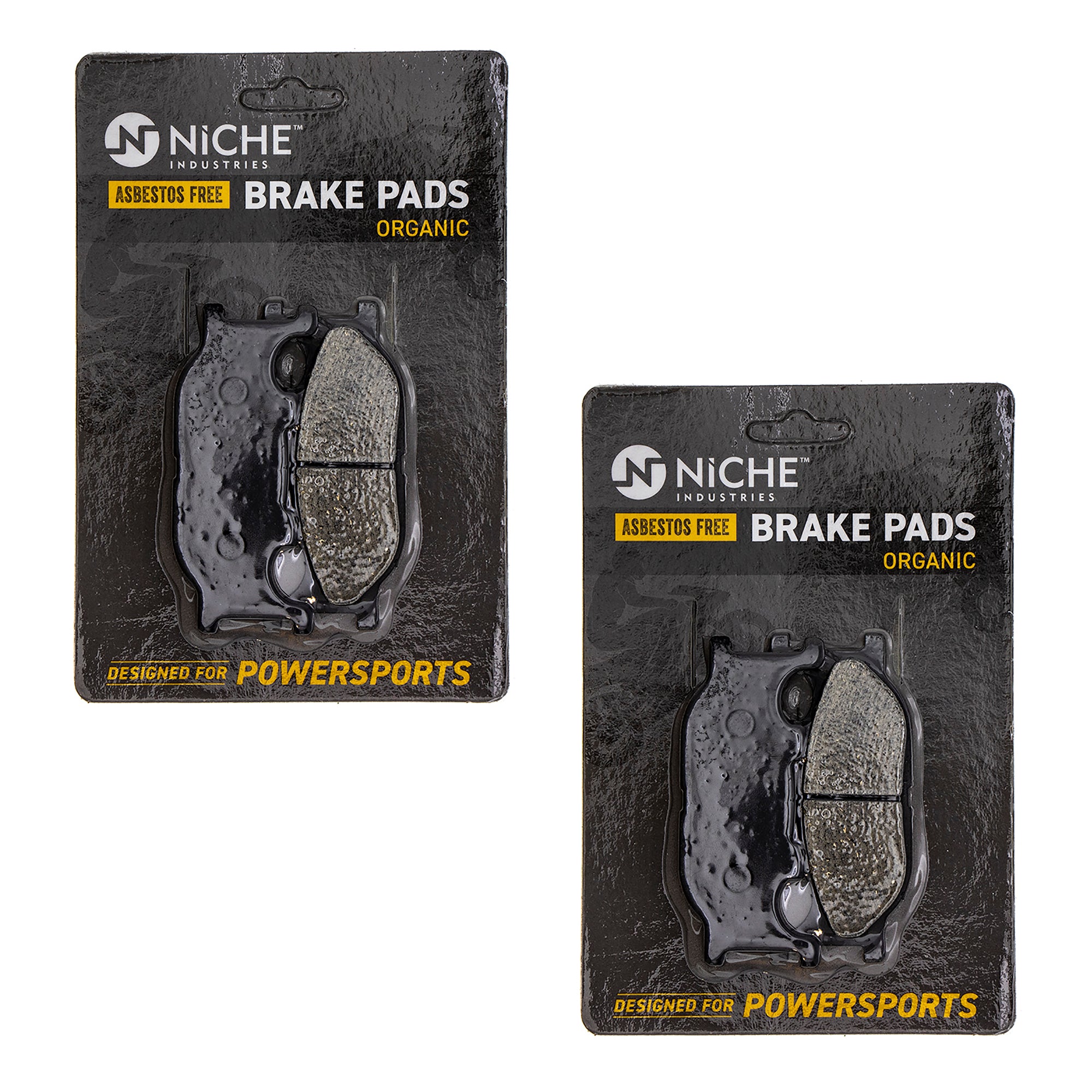 NICHE MK1002840 Brake Pad Kit Front/Rear for Yamaha FZ6R