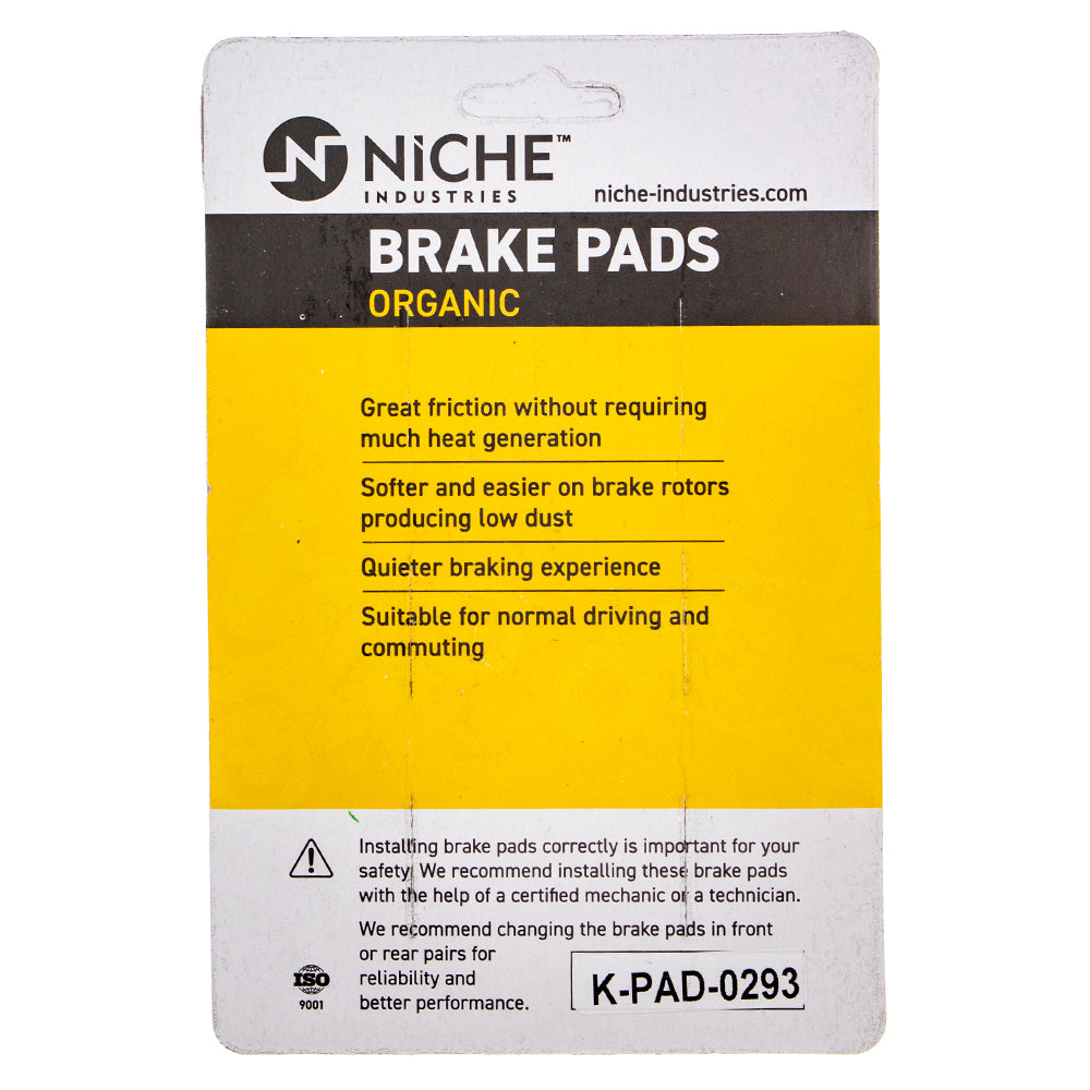 NICHE 519-KPA2415D Front Brake Pads Set 2-Pack for zOTHER Suzuki