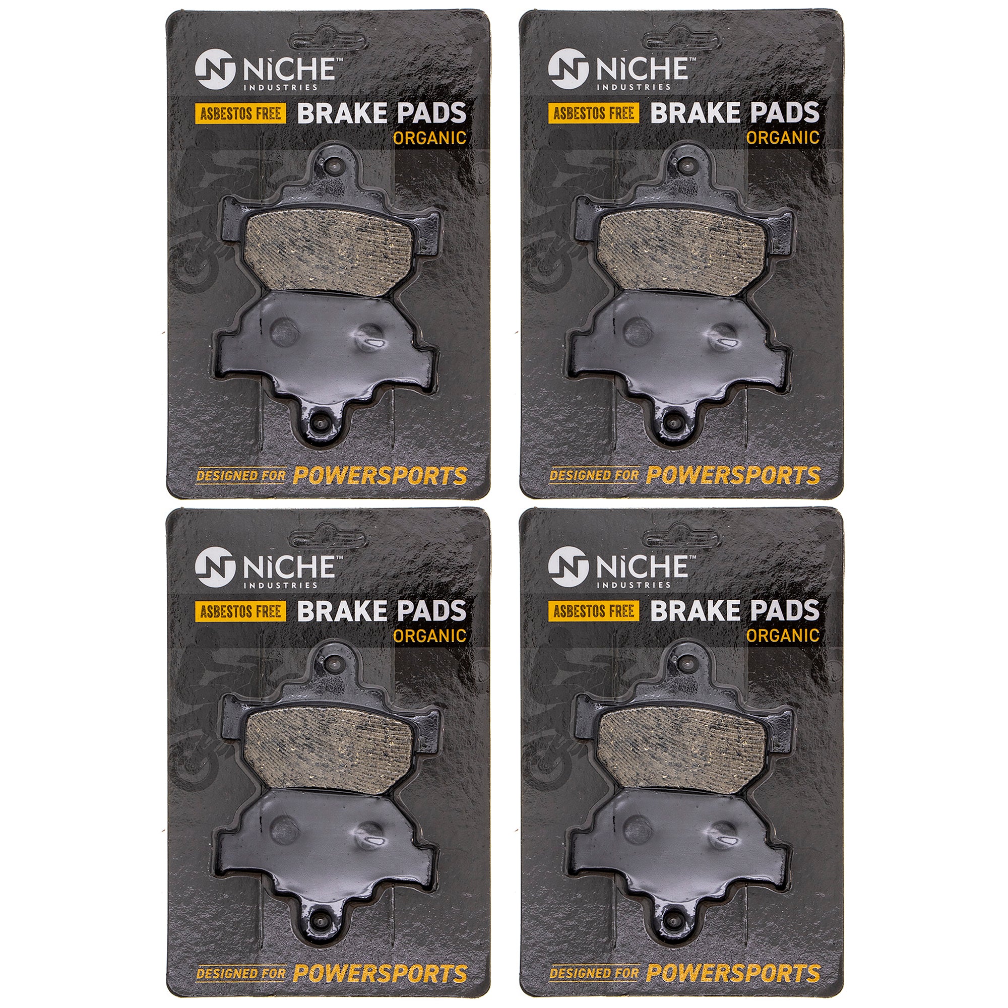 Front Brake Pads Set 4-Pack for zOTHER Suzuki Savage GZ250 Boulevard 59100-26870 NICHE 519-KPA2415D