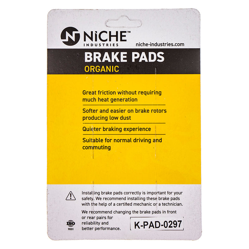 NICHE 519-KPA2419D Front Brake Pads Set 2-Pack for zOTHER Yamaha