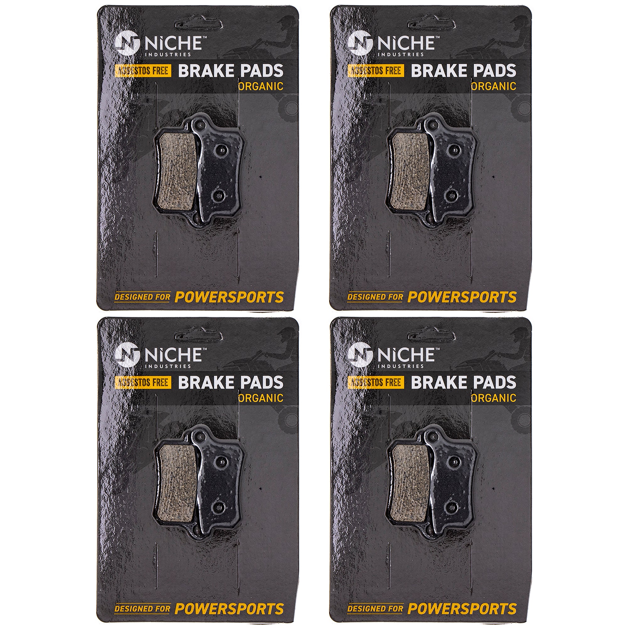 Brake Pad Set (Front & Rear) 4-Pack for zOTHER KTM WR300 TC65 85 65 47013090200 NICHE 519-KPA2411D