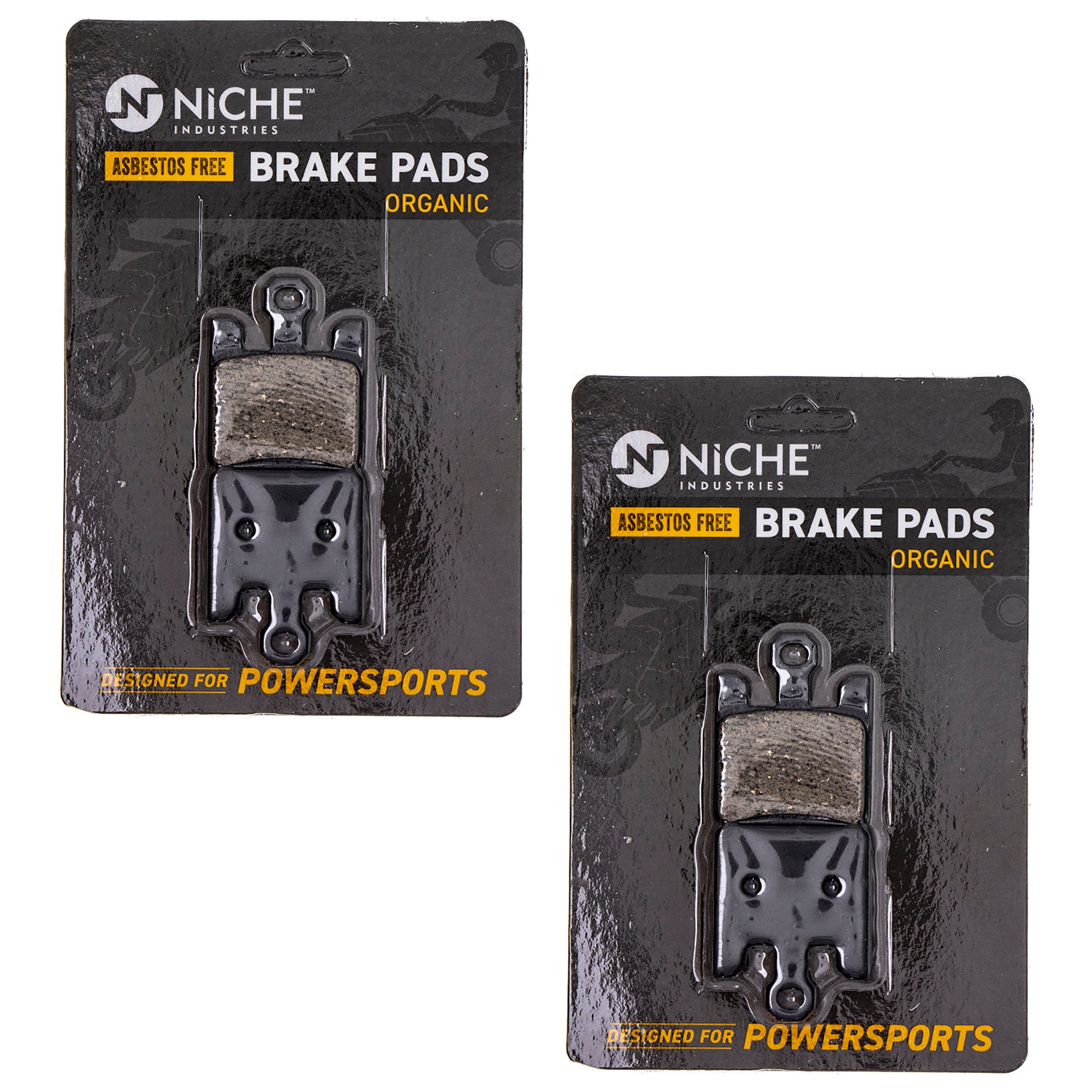 Front Brake Pads Set 2-Pack for zOTHER Suzuki Kawasaki Vulcan Ninja GSXR1000 43082-1293 NICHE 519-KPA2522D