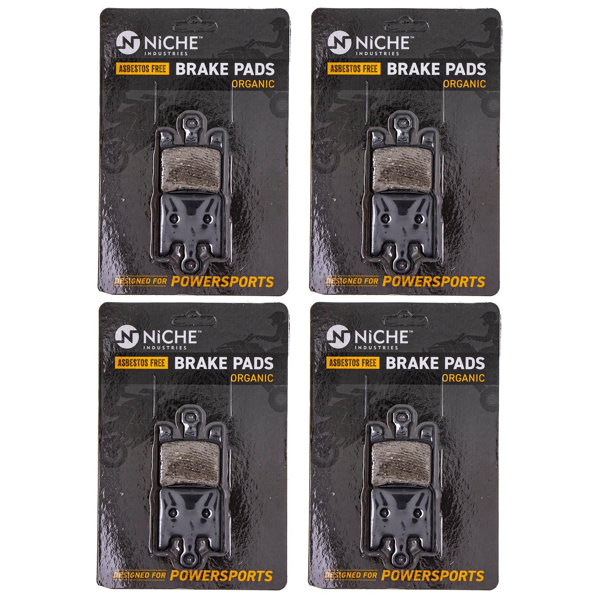 Front Brake Pads Set 4-Pack for zOTHER Suzuki Kawasaki Vulcan Ninja GSXR1000Z GSXR1000 NICHE 519-KPA2522D