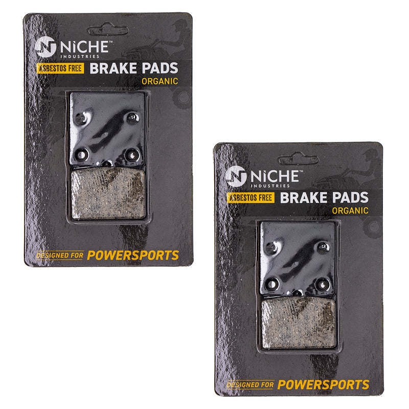 Brake Pad Set (Front & Rear) 2-Pack for zOTHER BMW R80 R65 R1100RS R100RT 34217657025 NICHE 519-KPA2524D