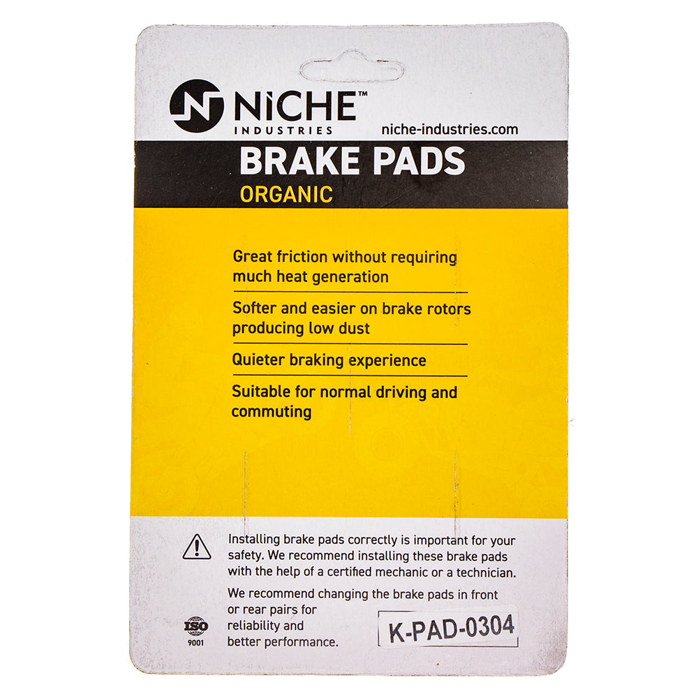NICHE 519-KPA2526D Brake Pad for zOTHER Victory Polaris KTM BMW Vegas