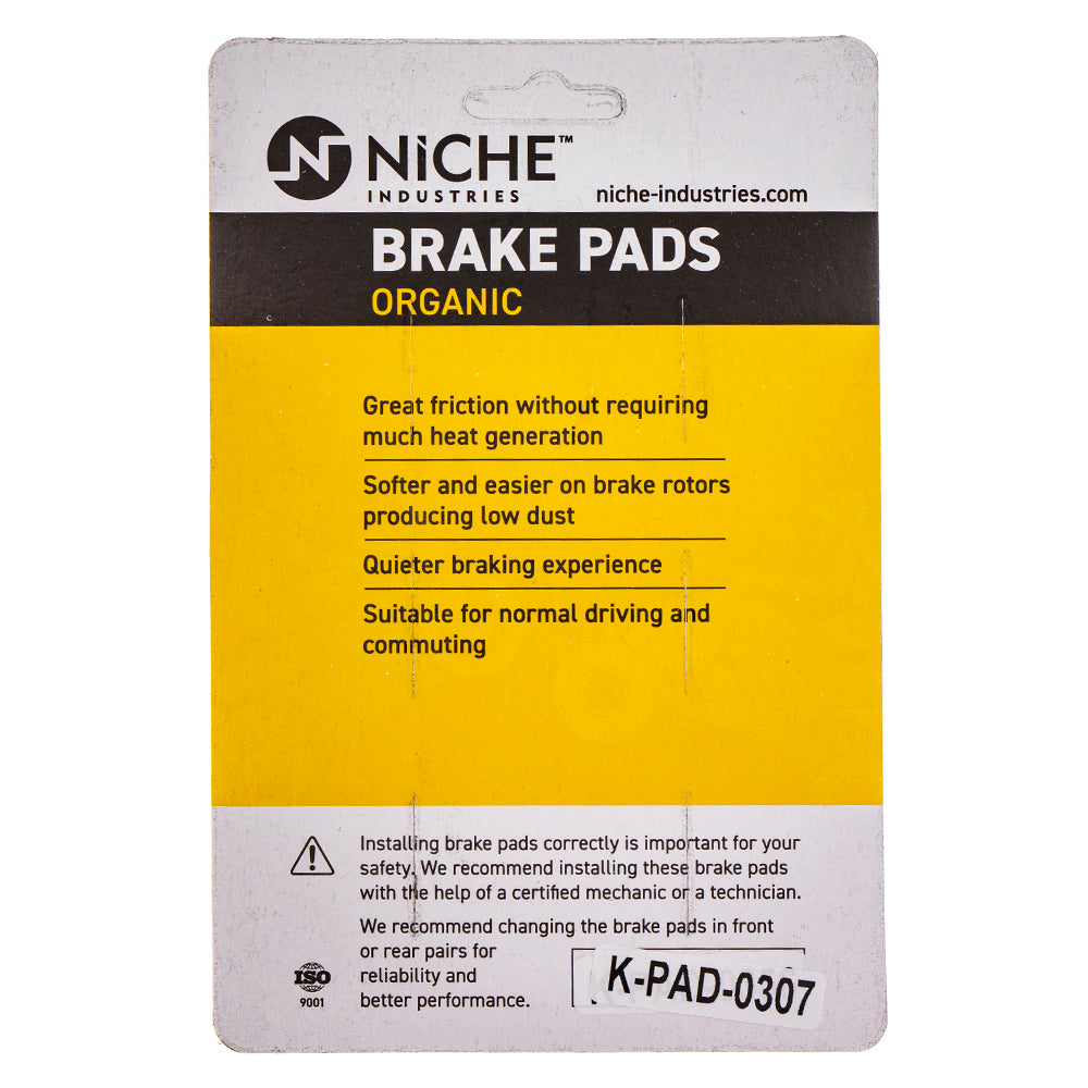 NICHE 519-KPA2529D Front Brake Pads Set 2-Pack for zOTHER Honda