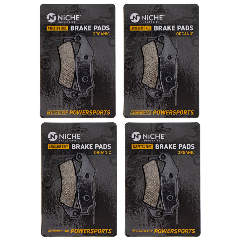 Front Brake Pads Set 4-Pack for zOTHER Honda XR600R XR250R CR500R CR250R 45105-KZ1-405 NICHE 519-KPA2529D