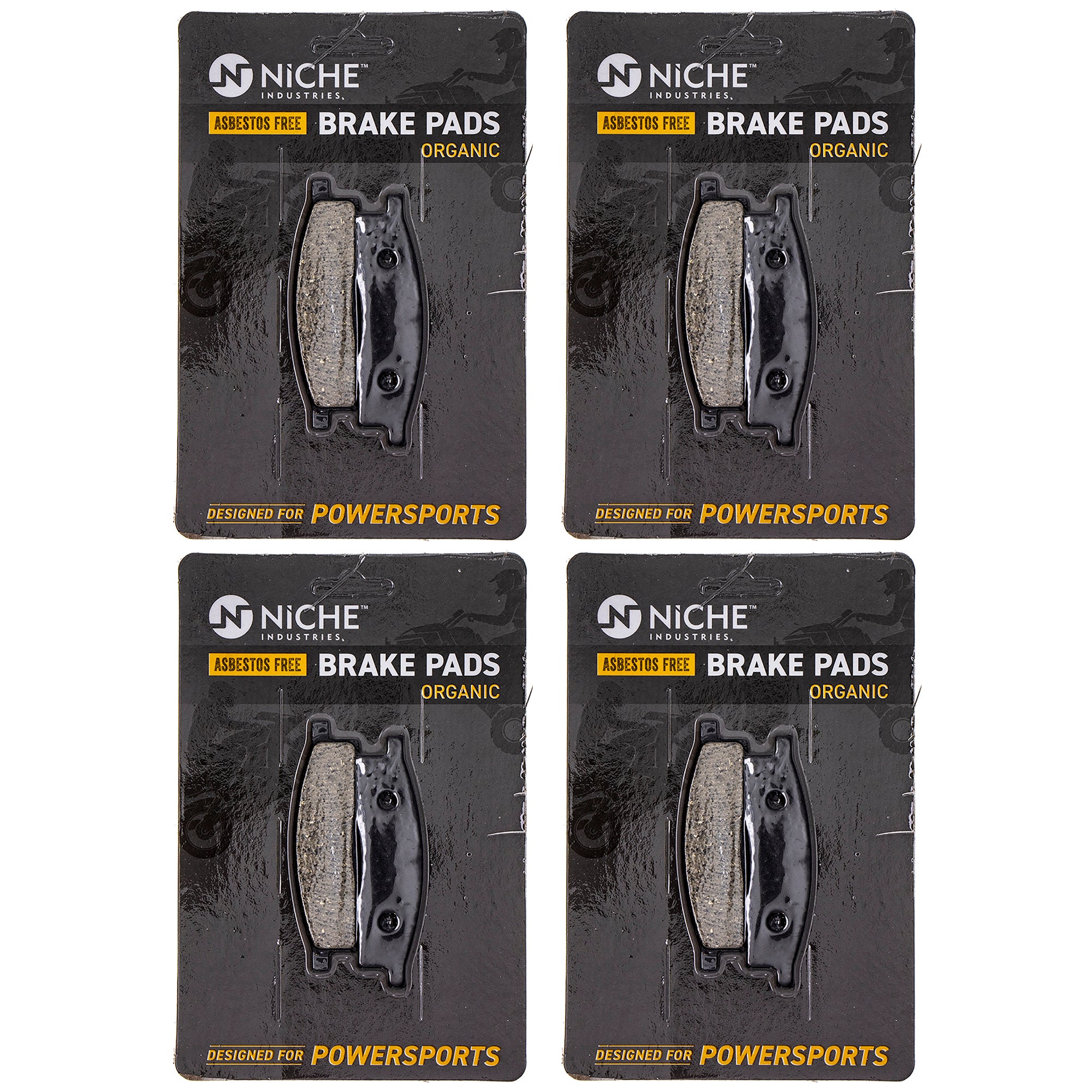 Front Brake Pads Set 4-Pack for zOTHER Yamaha YZ85 YZ80 YZ65 TTR125LE 5PA-W0045-00-00 NICHE 519-KPA2534D