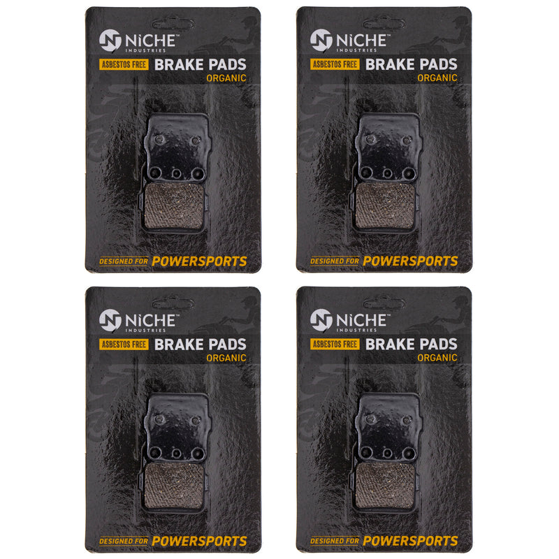 Rear Brake Pads Set 4-Pack for Yamaha YZ85 YZ80 4ES-W0046-50-00 5PA-W0046-50-00 NICHE 519-KPA2537D