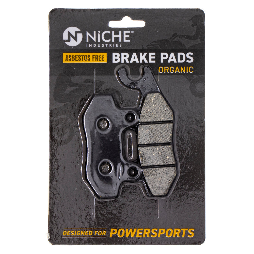 Front Rear Organic Brake Pad Set for zOTHER Suzuki Kawasaki Z400 Z250SL W800 W175 NICHE 519-KPA2530D
