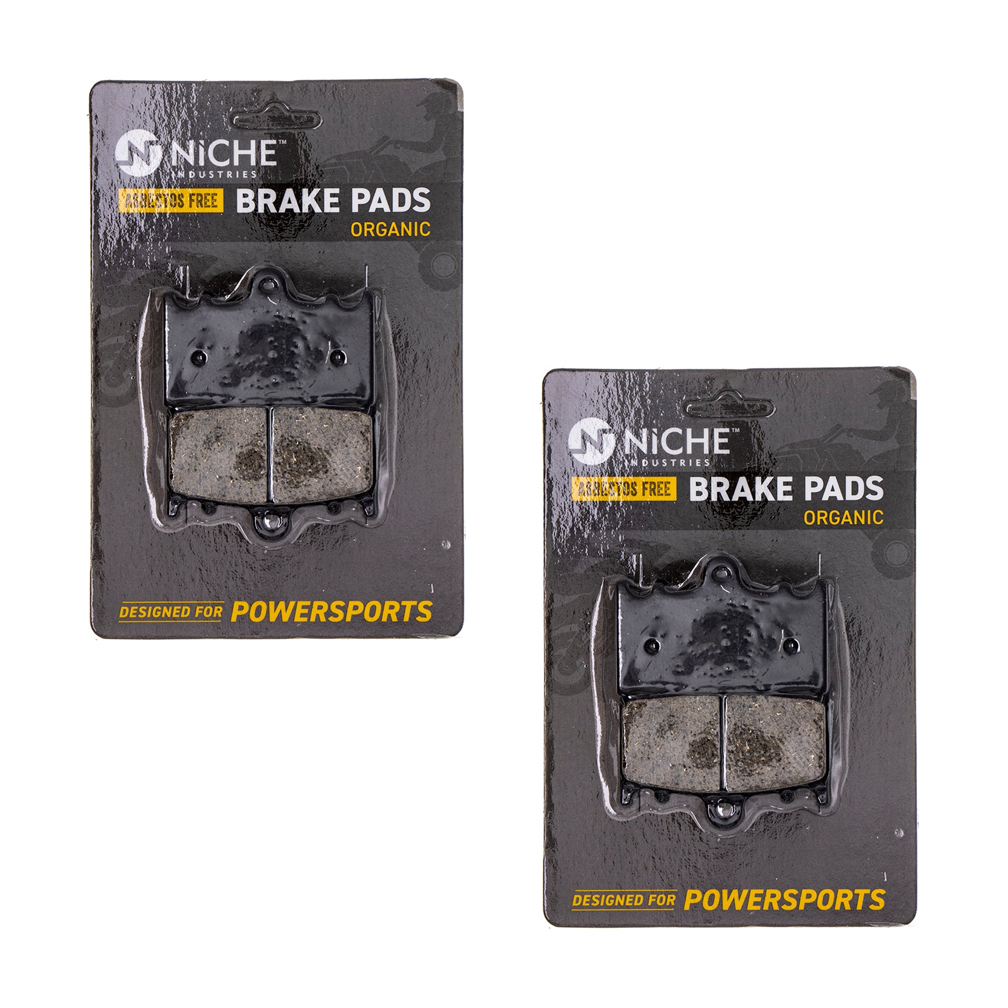 Rear Brake Pads Set 2-Pack for Suzuki Intruder Boulevard 69100-10850 NICHE 519-KPA2531D