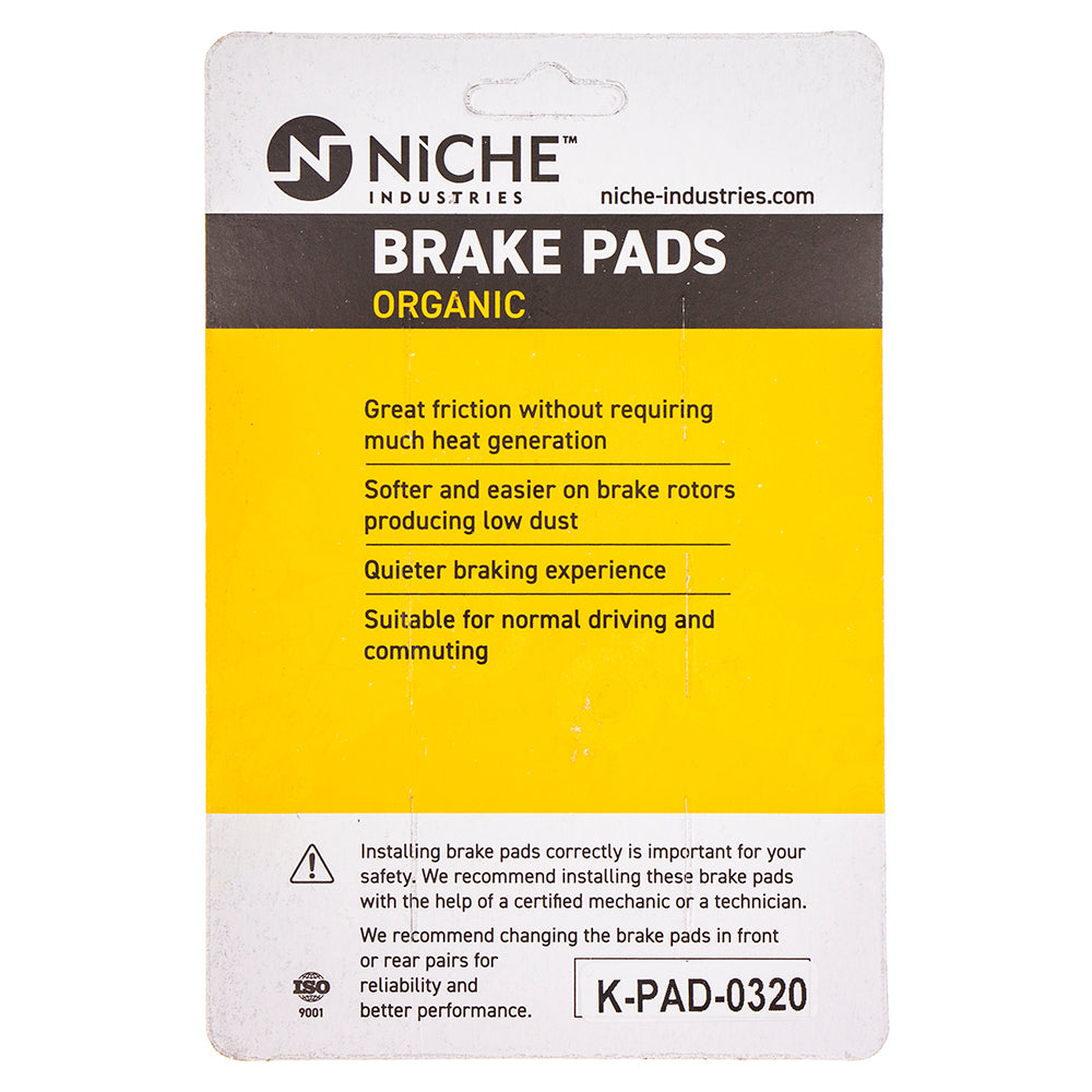 NICHE 519-KPA2542D Brake Pad Set 2-Pack for KTM TC50 SX-E SM50 CR50