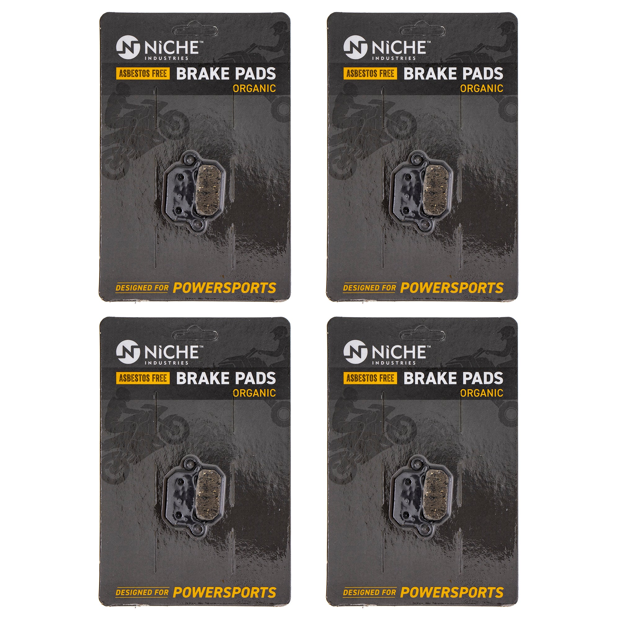 Brake Pad Set (Front & Rear) 4-Pack for KTM TC50 SX-E SM50 CR50 45113030000 NICHE 519-KPA2542D