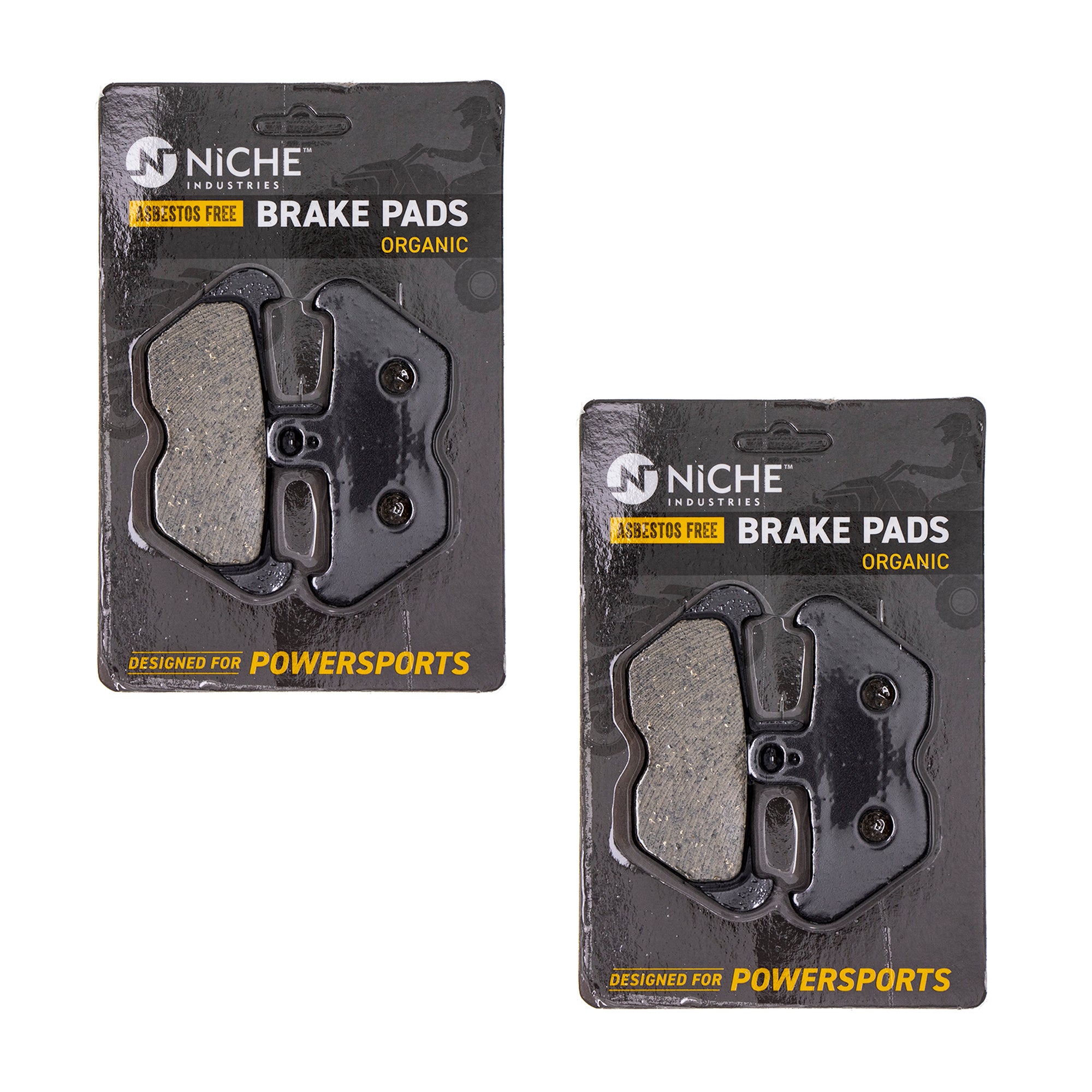 Front Organic Brake Pad Set 2-Pack for zOTHER BMW R850R R1200C R1150GS R1100S 34117663764 NICHE 519-KPA2544D