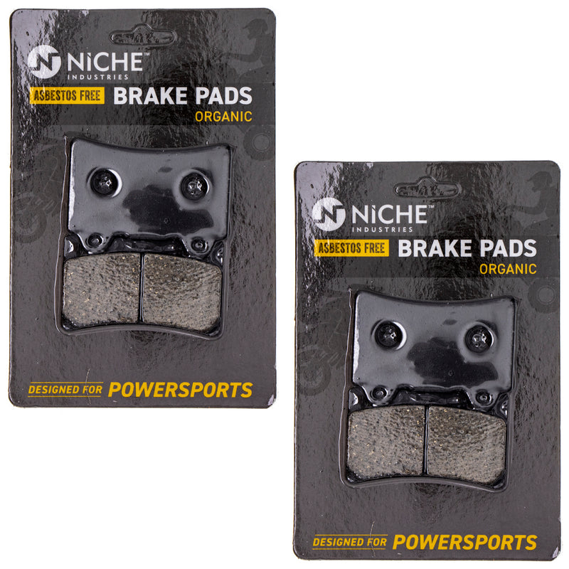 NICHE MK1002844 Brake Pad Kit Front/Rear for zOTHER Yamaha FZR400S