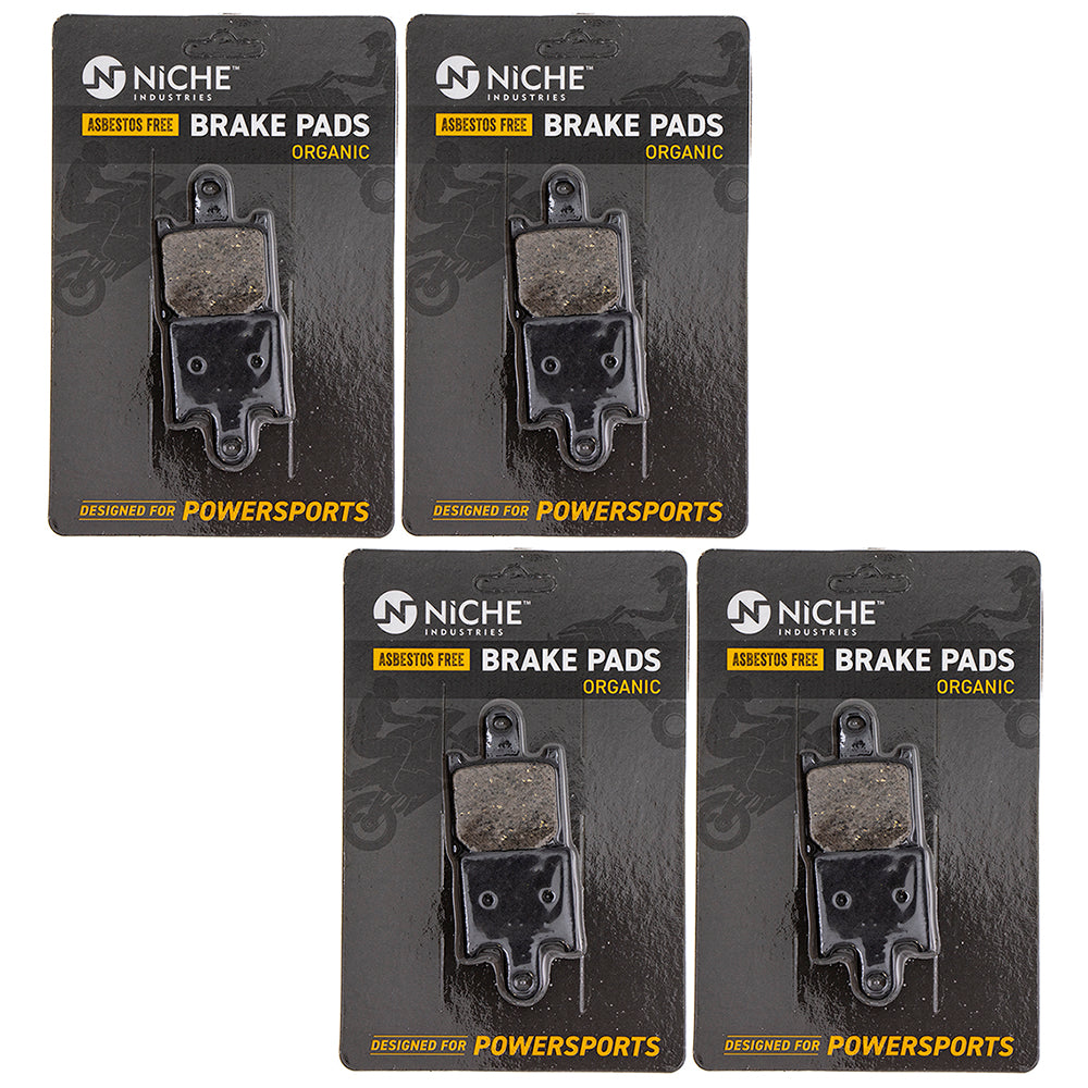 Front Brake Pads Set 4-Pack for zOTHER Kawasaki Z1000 Ninja Concours 43082-0072 43082-0071 NICHE 519-KPA2554D