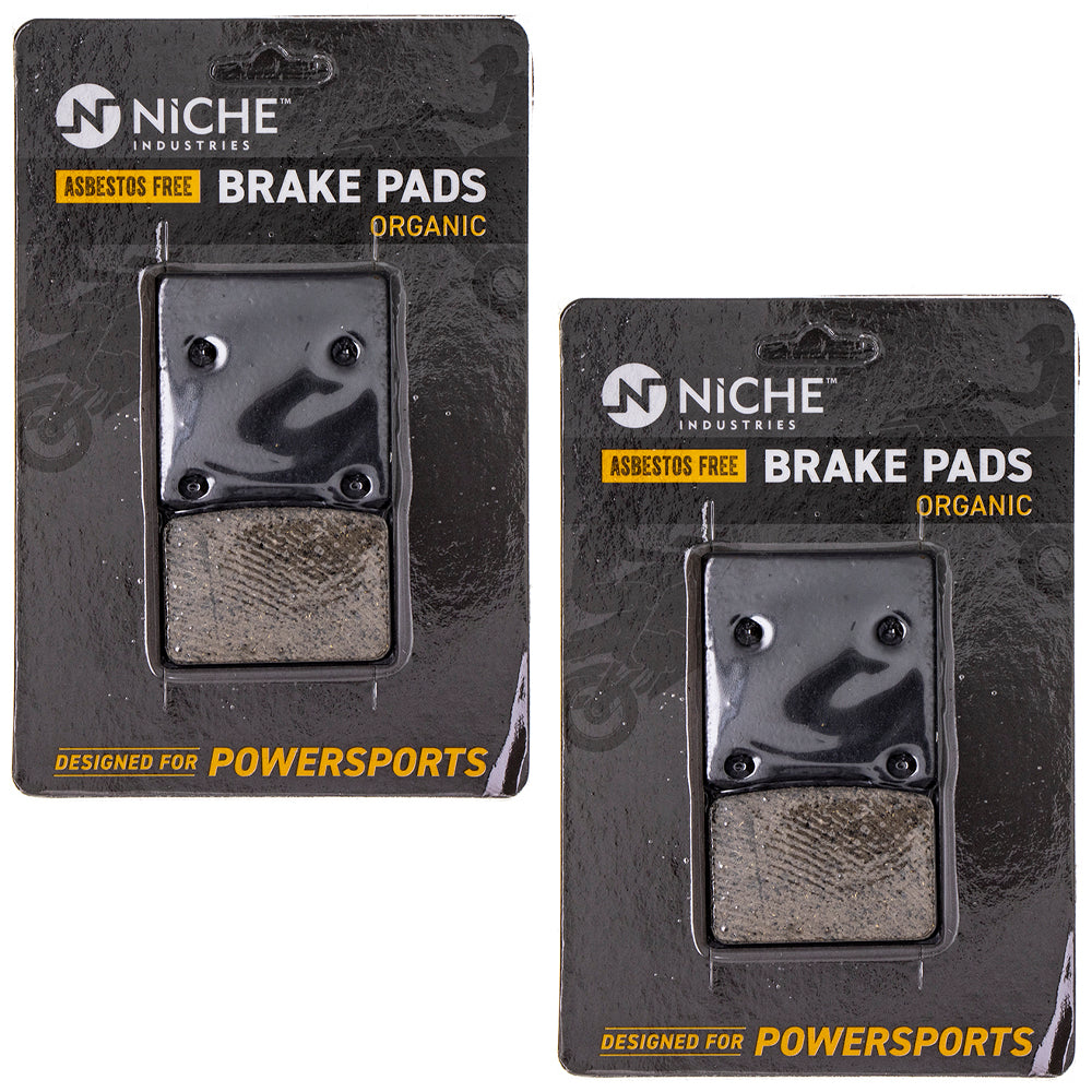 Rear Brake Pads Set 2-Pack for Kawasaki ZRX1200R ZRX1100 Ninja 43082-1200 43082-1257 NICHE 519-KPA2556D