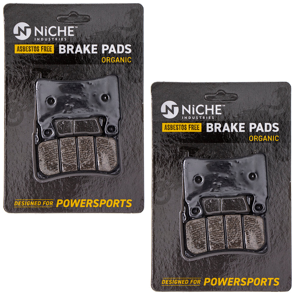 Front Brake Pads Set 2-Pack for zOTHER Honda Valkyrie RC51 CBR900RR 06455-MAS-E01 NICHE 519-KPA2550D