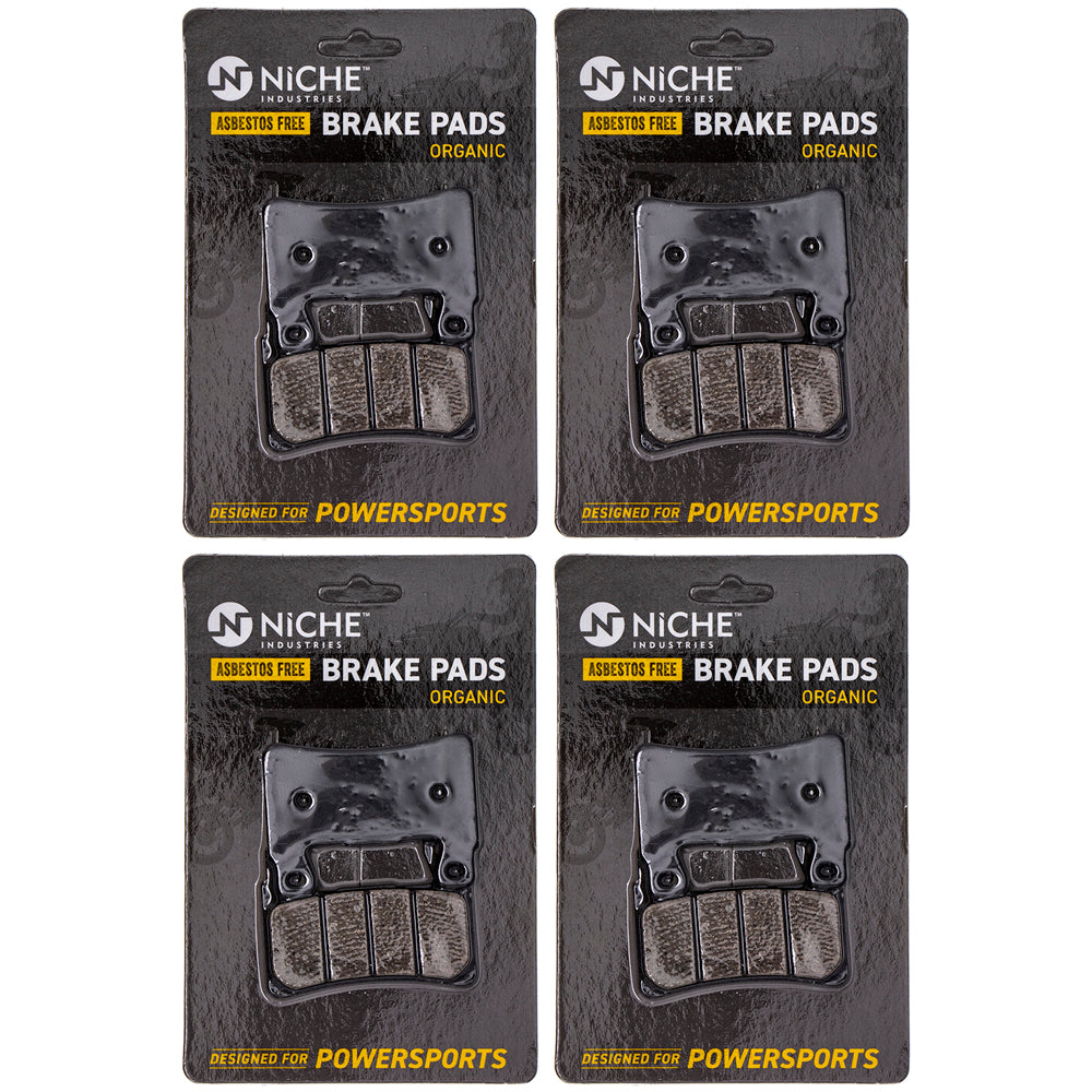 Front Brake Pads Set 4-Pack for zOTHER Honda Valkyrie RC51 CBR900RR 06455-MAS-E01 NICHE 519-KPA2550D