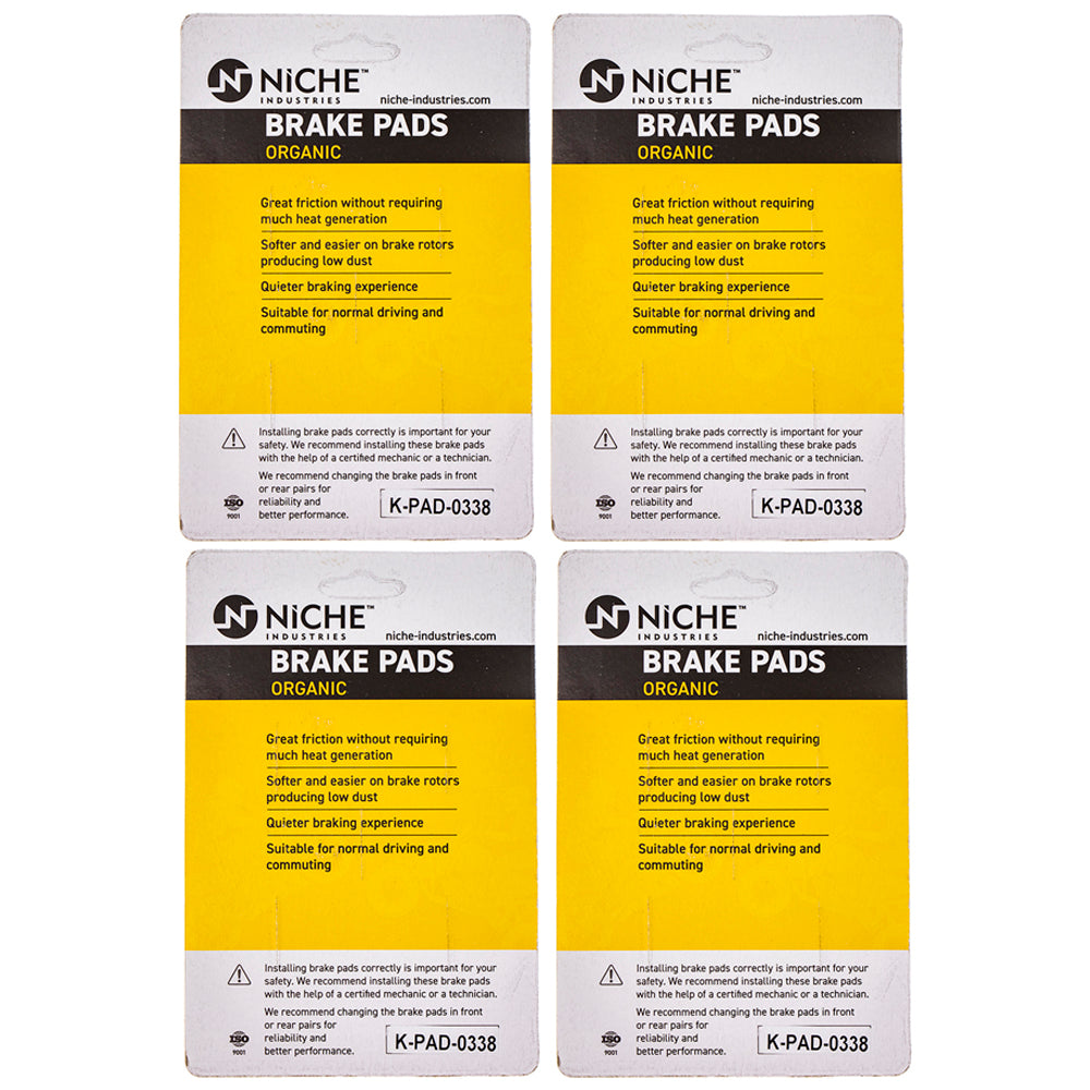 NICHE 519-KPA2550D Front Brake Pads Set 4-Pack for zOTHER Honda