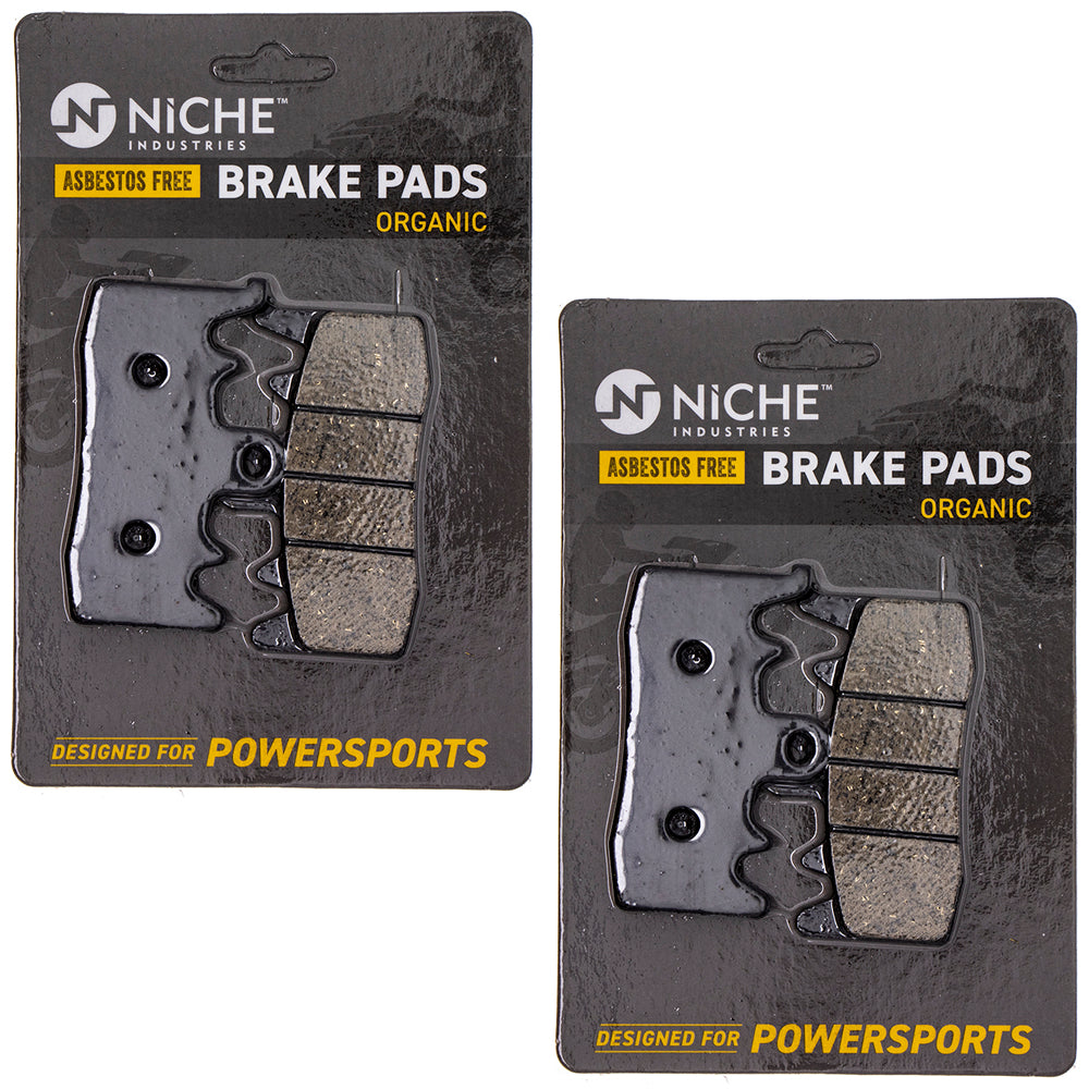 Front Brake Pads Set 2-Pack for zOTHER Triumph Ducati BMW XDiavel Tiger S1000XR R1200RT NICHE 519-KPA2551D