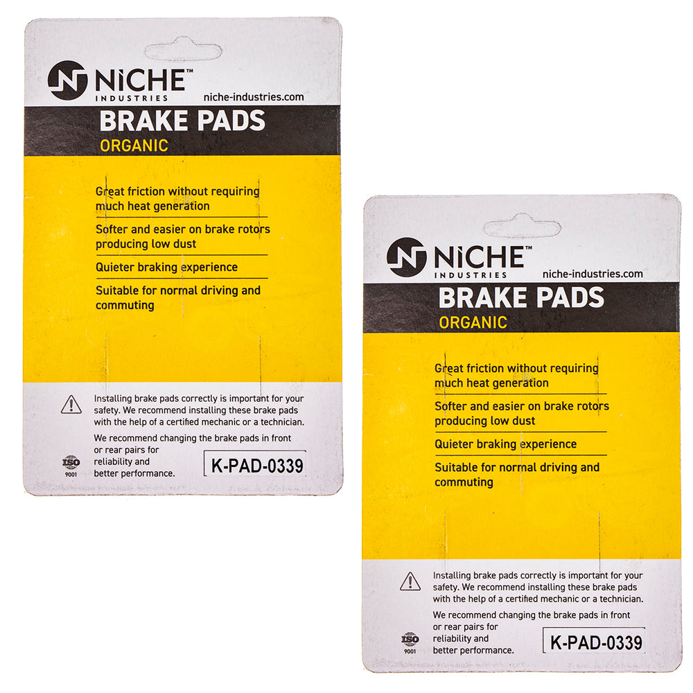 NICHE 519-KPA2551D Front Brake Pads Set 2-Pack for zOTHER Triumph