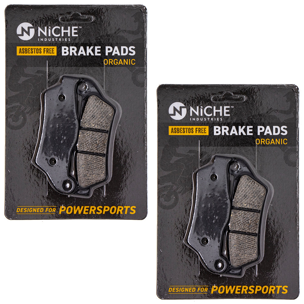 Rear Brake Pads Set 2-Pack for zOTHER BMW K1300S K1300R K1200S K1200R 34218541388 NICHE 519-KPA2563D