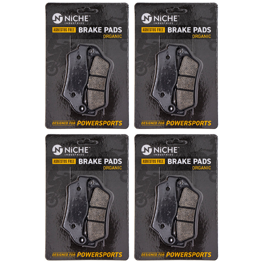Rear Brake Pads Set 4-Pack for zOTHER BMW K1300S K1300R K1200S K1200R 34218541388 NICHE 519-KPA2563D