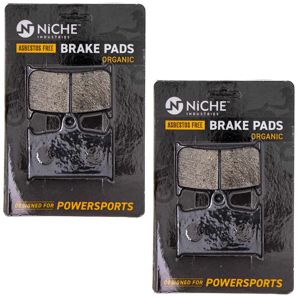 Front Brake Pads Set 2-Pack for Suzuki RF900RV Bandit 59300-17811 59100-27840 NICHE 519-KPA2564D