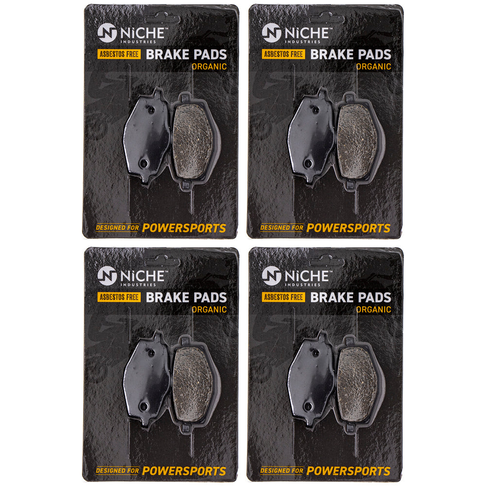 Front Brake Pads Set 4-Pack for zOTHER Yamaha XT350 XT225 TTR225 Tri 3BN-W0045-01-00 NICHE 519-KPA2561D