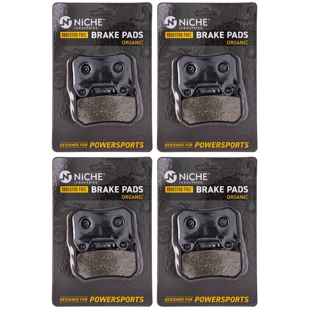 Rear Brake Pads Set 4-Pack for zOTHER BMW R1200CL K1200LT 34217680375 34217680374 NICHE 519-KPA2572D